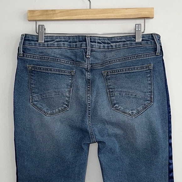 DRIFTWOOD Candace Crop Straight Blue Satin Stripe - Picture 6 of 10